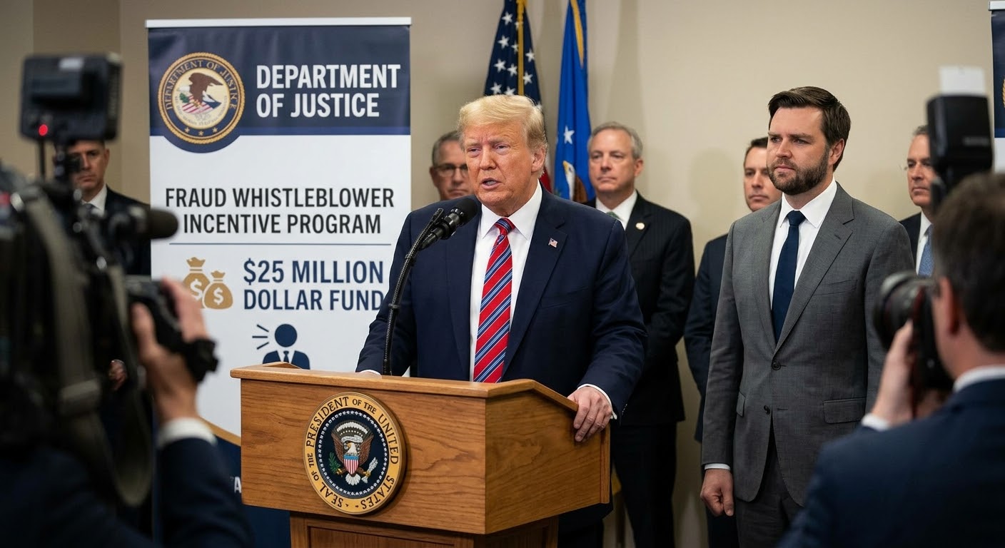Oct 20, 2026 | White House Launches $25M Fraud Whistleblower Program to Target Federal Government Abuse