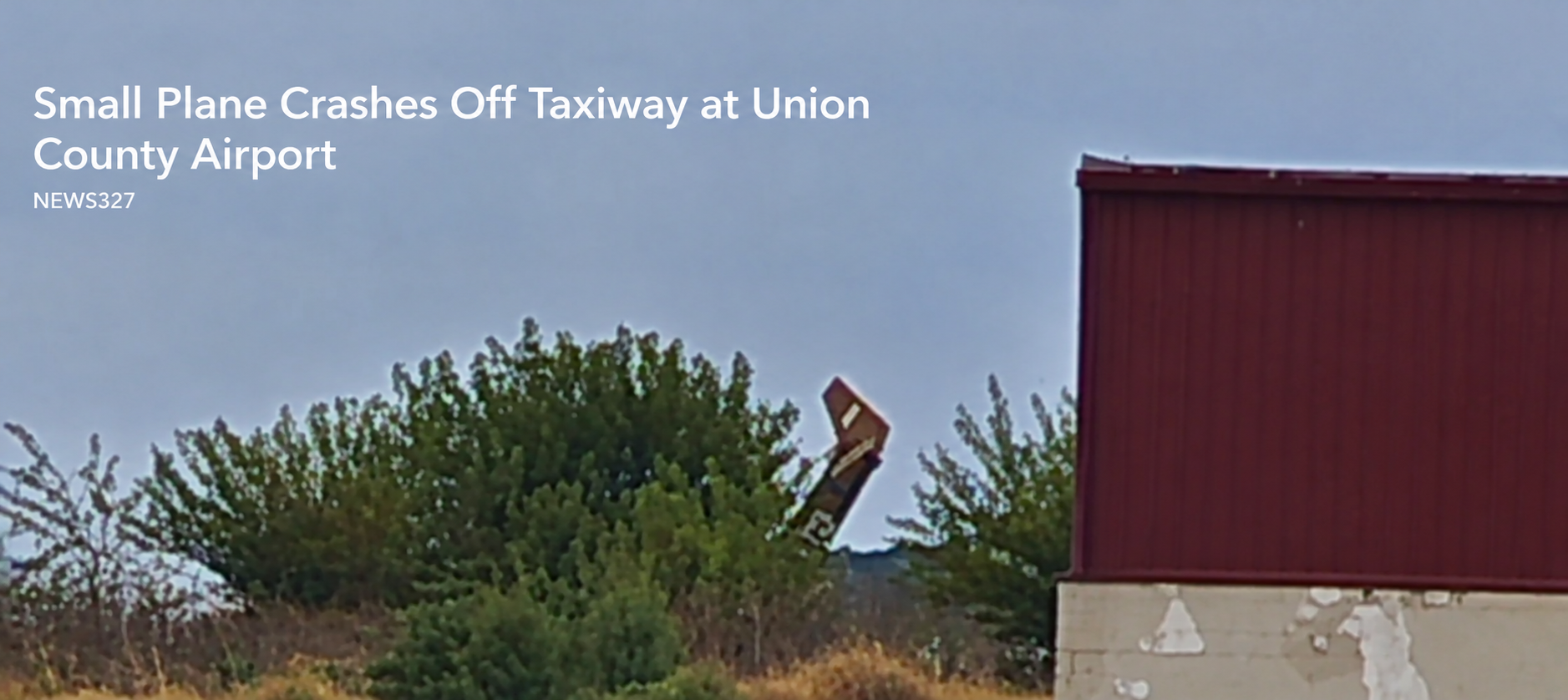 Pilot Hospitalized After Small Aircraft Veers Off Taxiway at Union County Airport