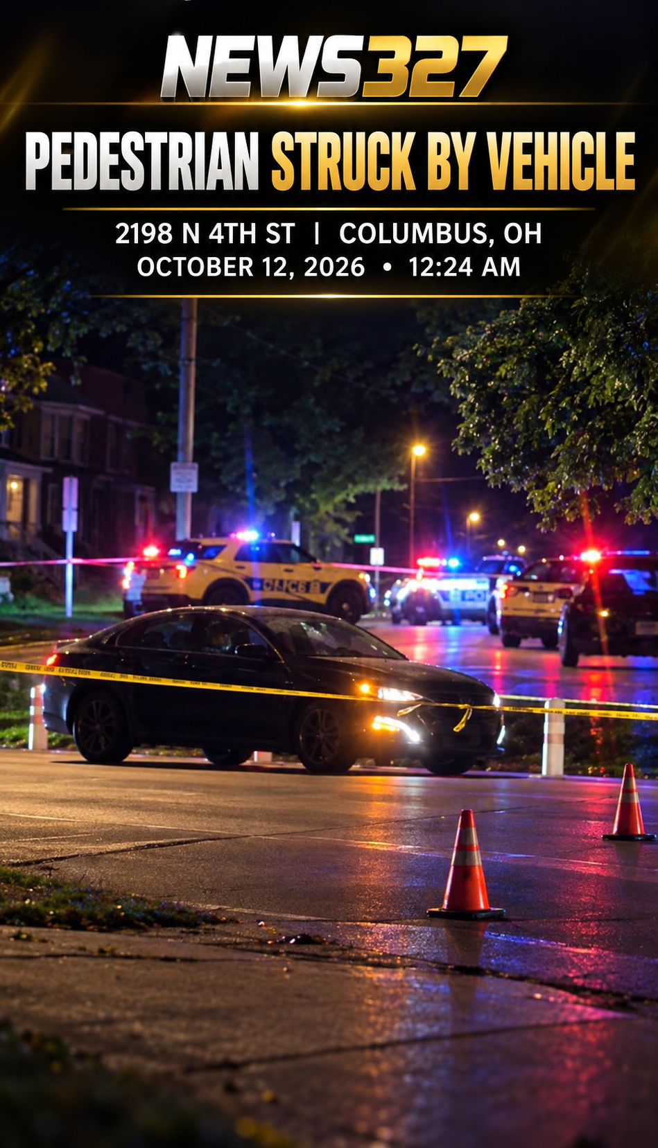 Oct 12, 2026 | Pedestrian Struck by Vehicle on N 4th St